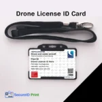 Drone license id card product