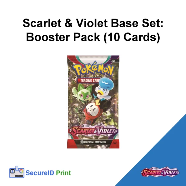 Pokemon scarlet and violet booster pack 3