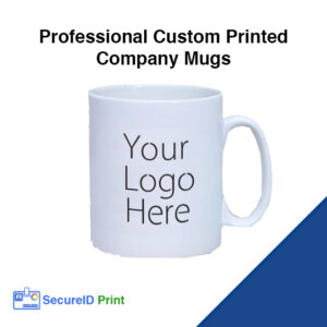 Professional custom printed company mugs