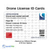 Drone License ID Card