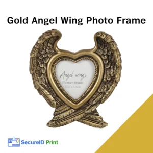 Gold Angel Wing Photo Frame