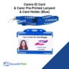 Carers ID card UK with photo, name and role for clear identification